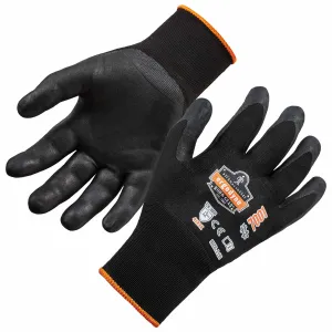 Ergodyne 17952 7001 S Black Nitrile-Coated Gloves - DSX