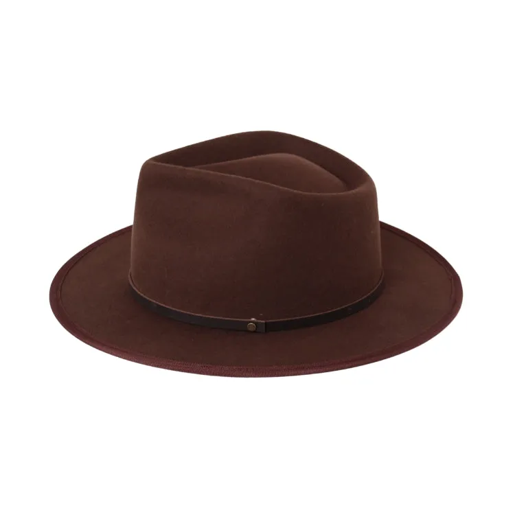 28 Eastern Ando Unisex Fedora - Chocolate