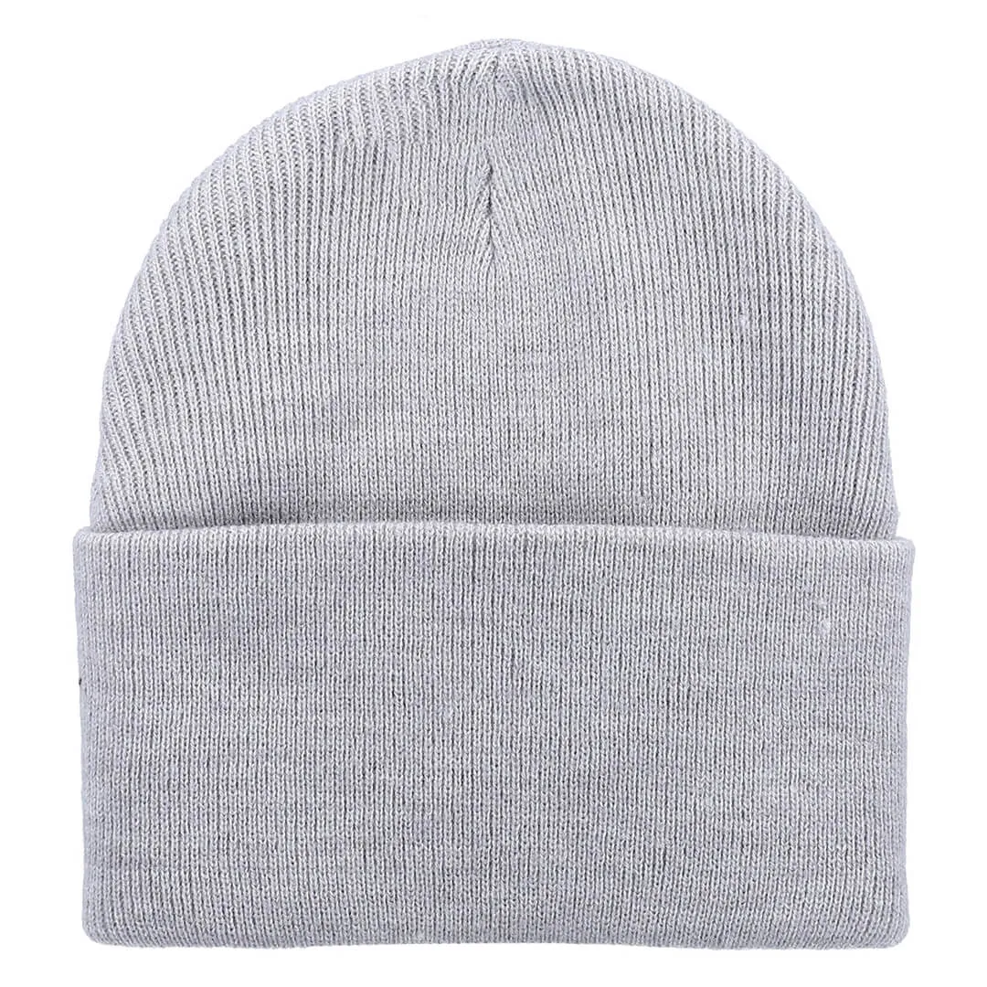 Acrylic Cuffed Beanie - Heather Grey by Dickies