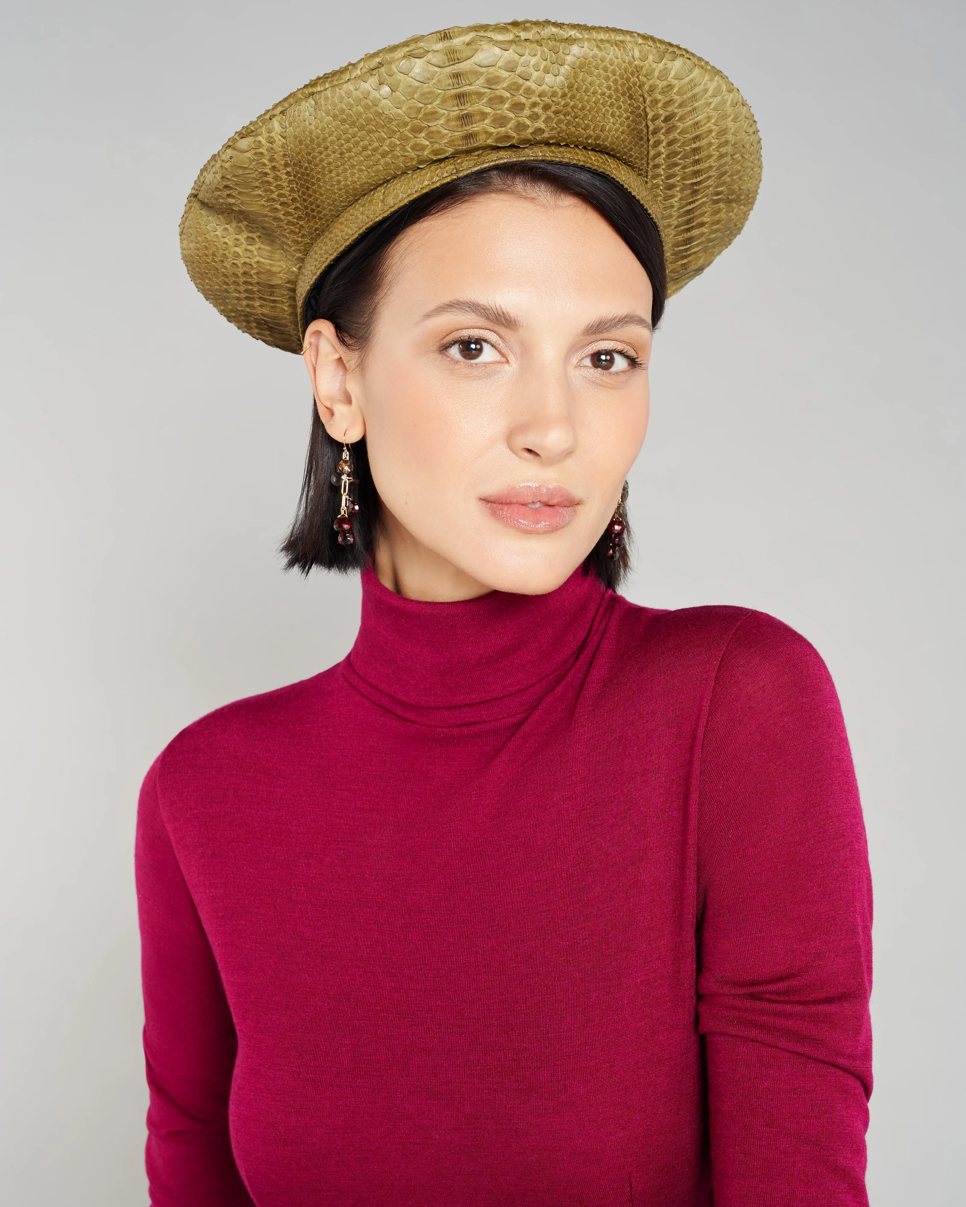 Barbados Olive Beret