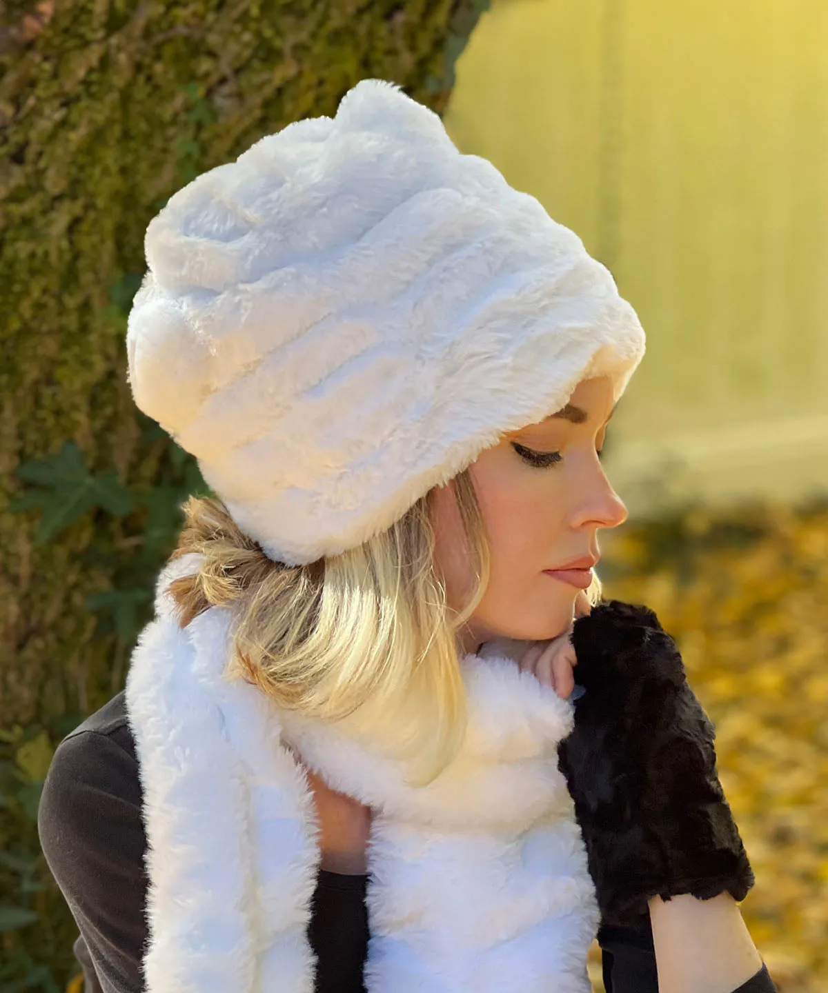 Beanie Hat - Faux Fur Hat in Gorgeous Colors. Winter Hat in Royal Opulence Faux Furs