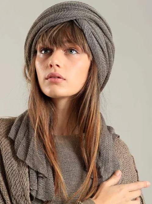 Big Air Bamboo & Soy Scarf - Dark Taupe