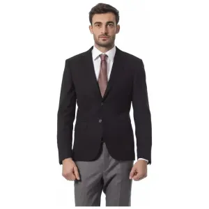 Billionaire Italian Couture Black Wool Men's Blazer