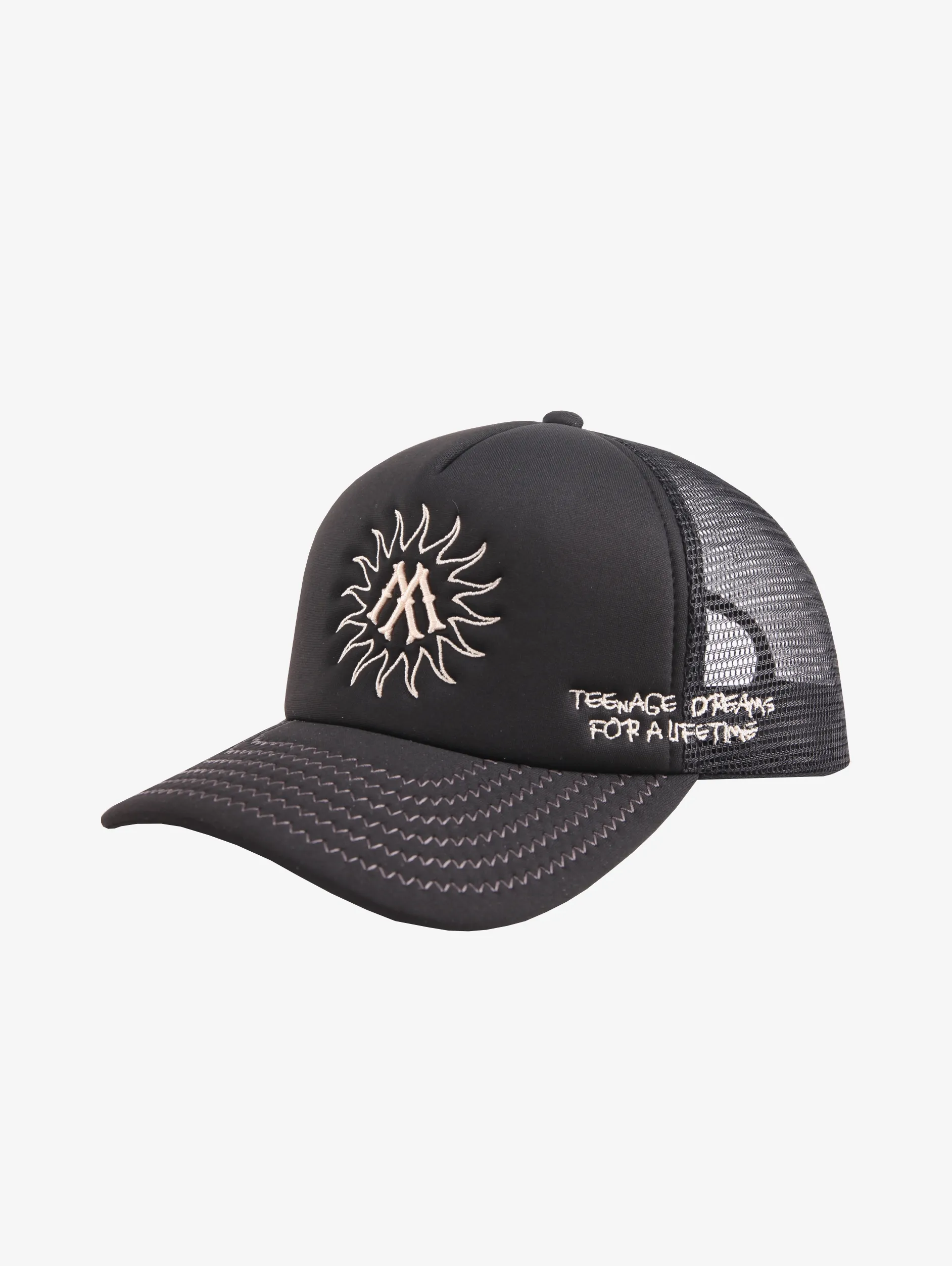 BLACK MESH CAP "SUN"