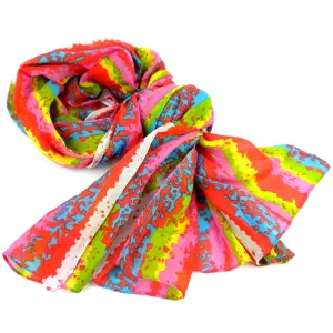 Brighten Up Your Day Cotton Scarf Asha Handicrafts