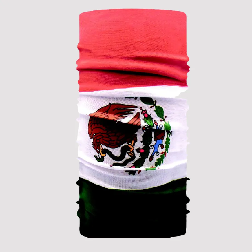 Buff Original Mexico Flag Unisex Performanc Tubular Red/White/Black