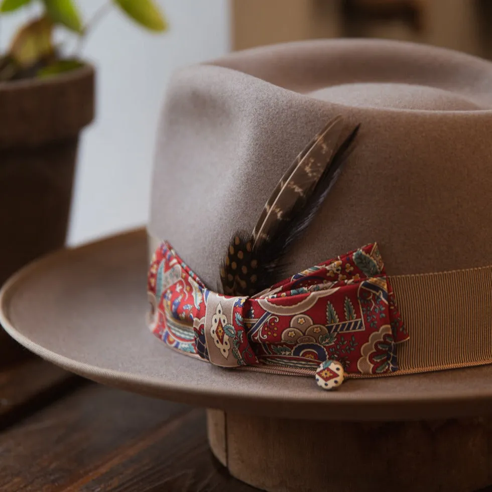 Classic Fedora with Feather Accent