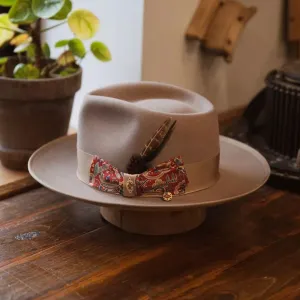 Classic Fedora with Feather Accent