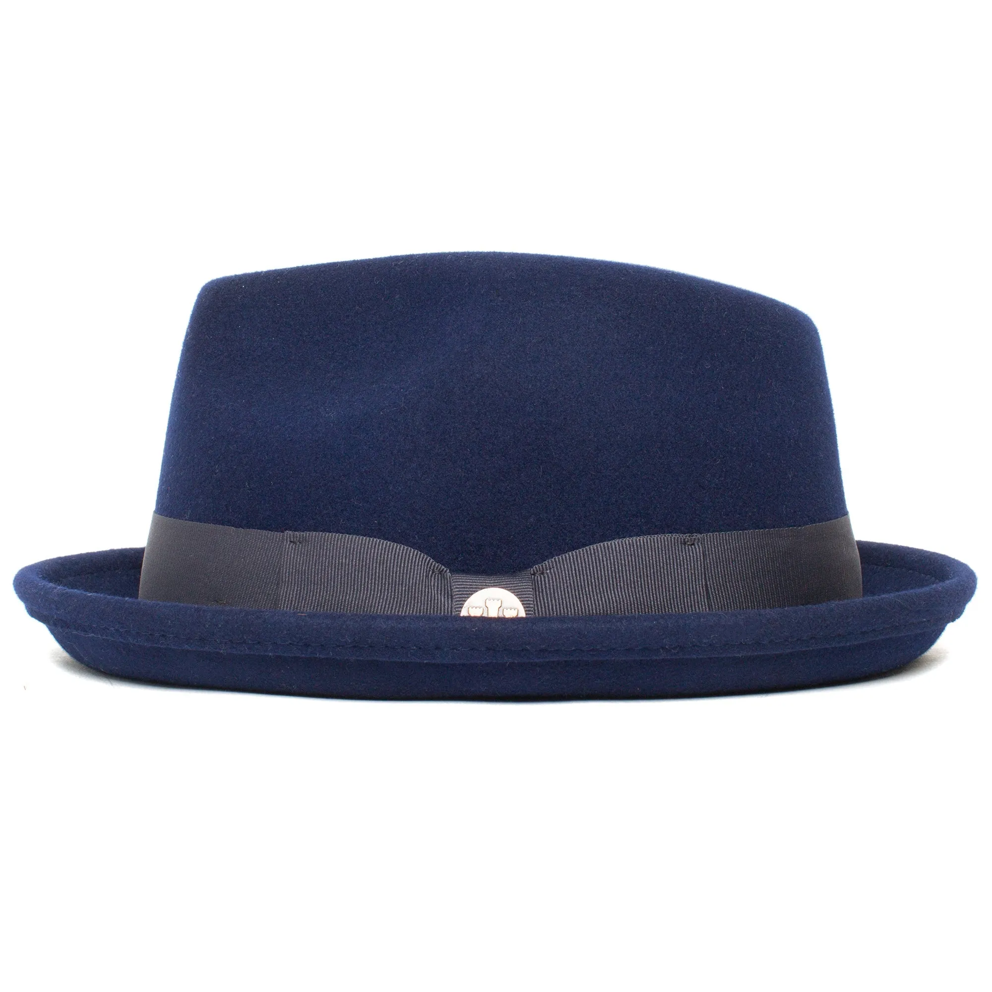 Classic Pork Pie Fedora Hat-Black