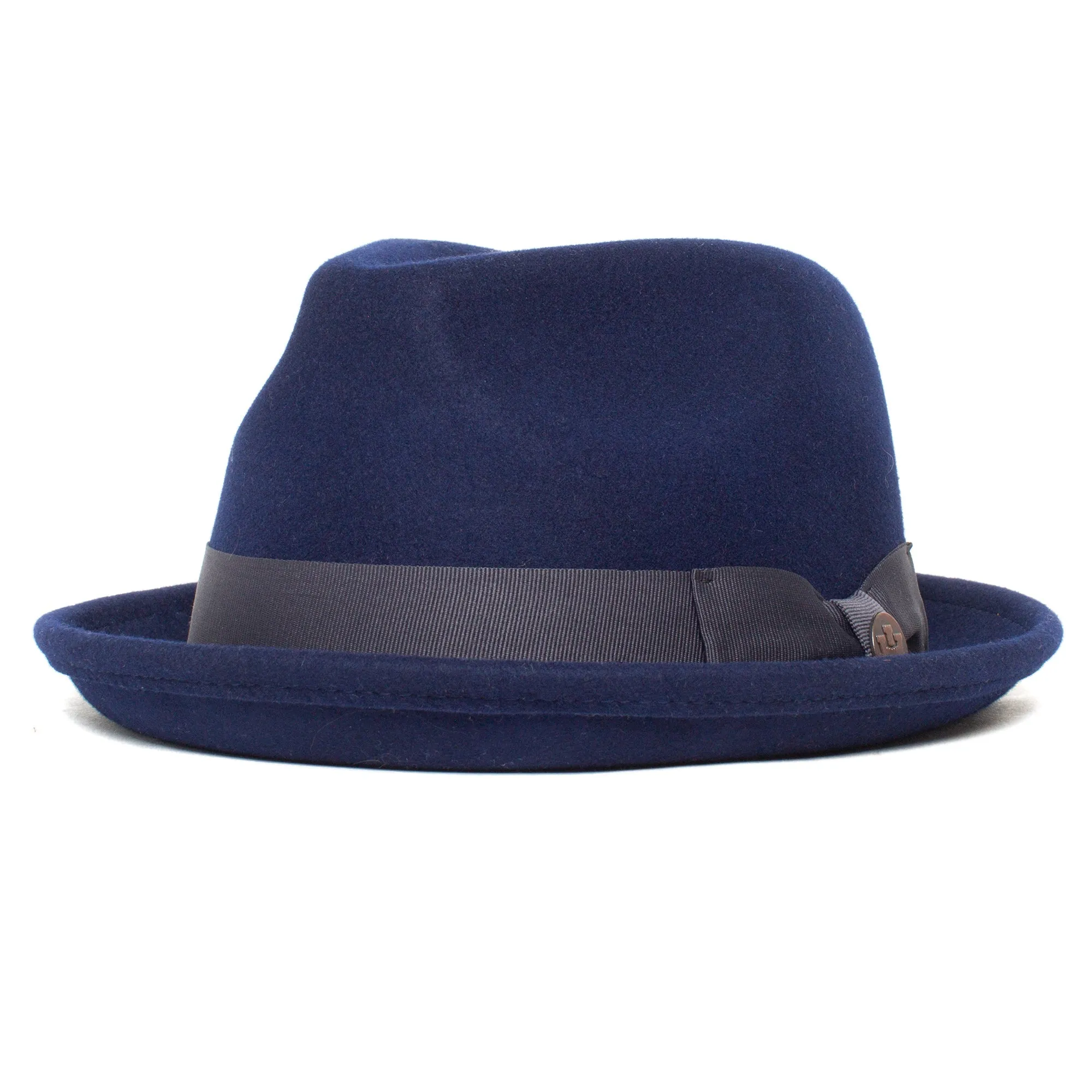 Classic Pork Pie Fedora Hat-Black