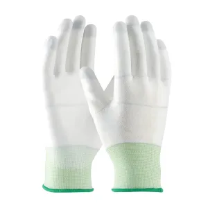 CleanTeam 40-C125/M Seamless Knit Nylon Clean Environment Glove with Polyurethane Coated Smooth Grip on Palm & Fingers