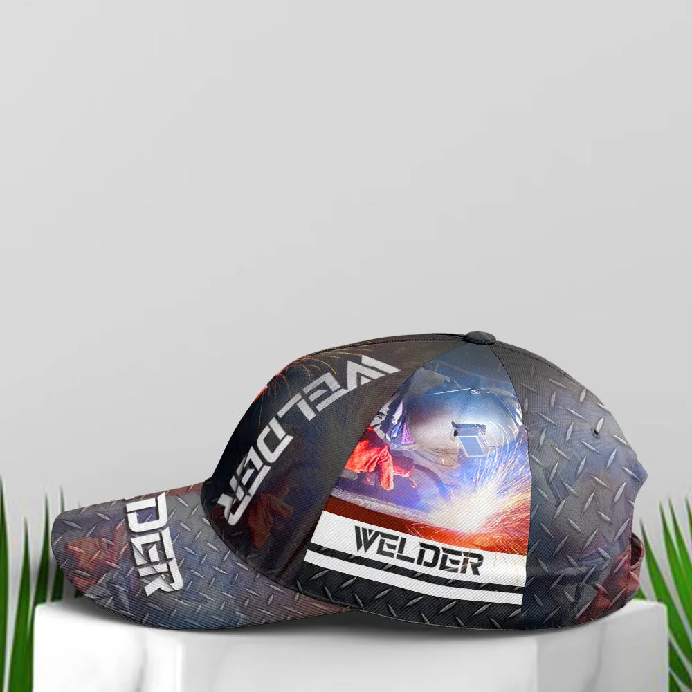 Cool Baseball Cap For Welder Metallic Style Coolspod