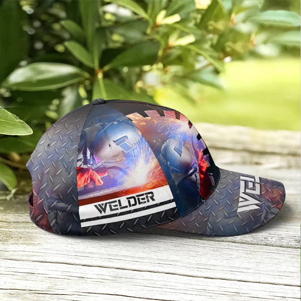 Cool Baseball Cap For Welder Metallic Style Coolspod