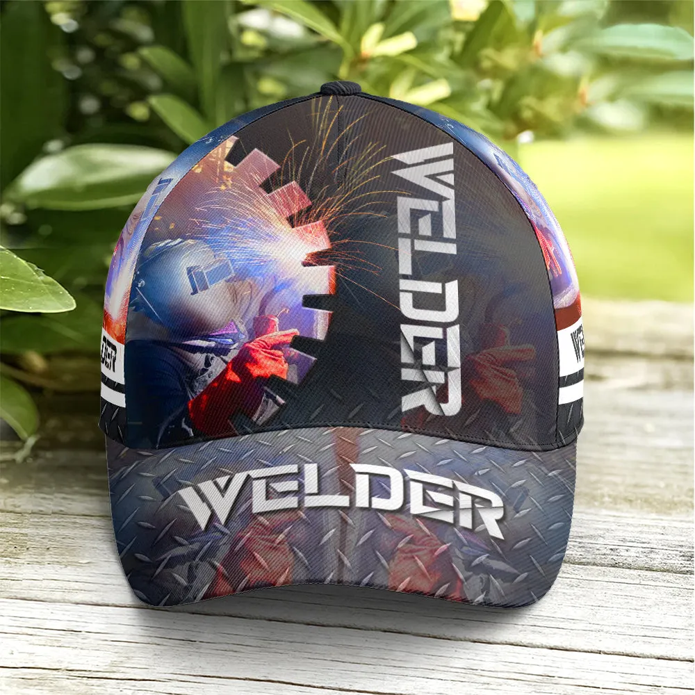 Cool Baseball Cap For Welder Metallic Style Coolspod