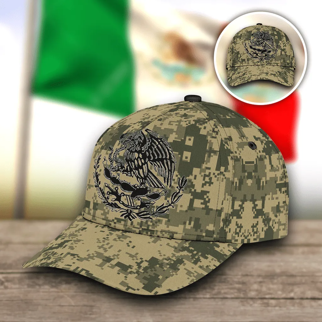 Cool Mexico 3D Full Printing Classic Cap, Cap For Mexican, Mexico Cap For Him