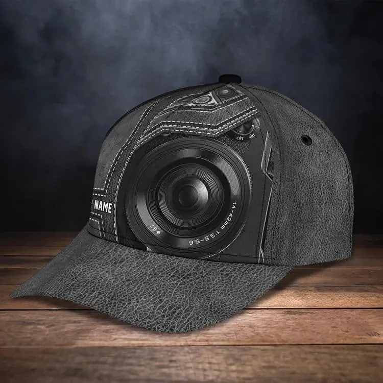 Customized Camera Lens Cap for Cameraman, Camera Hat 3D All Over Printed for Husband , Boyfriend