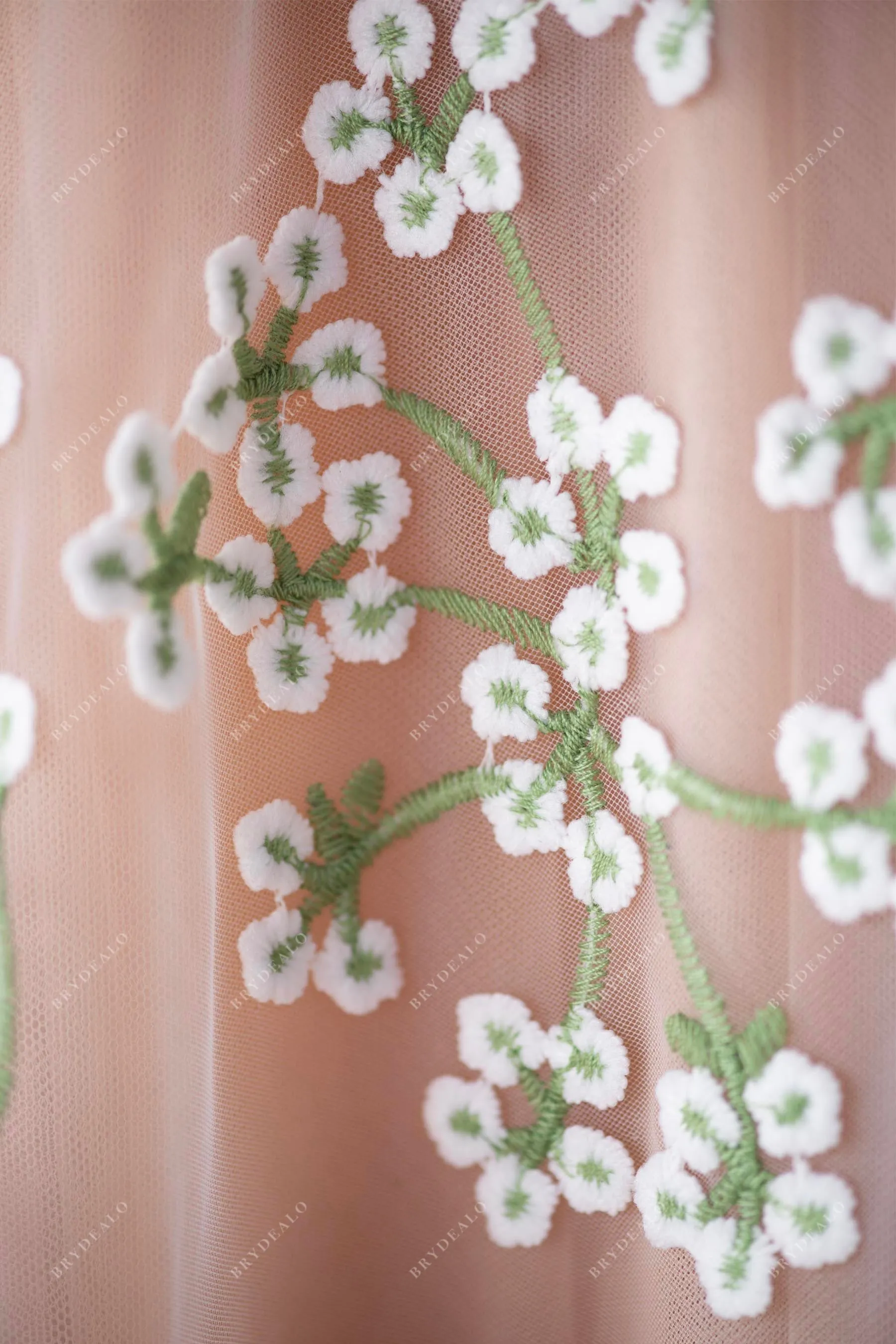 Dainty Small Flower Lace Fabric for Sale