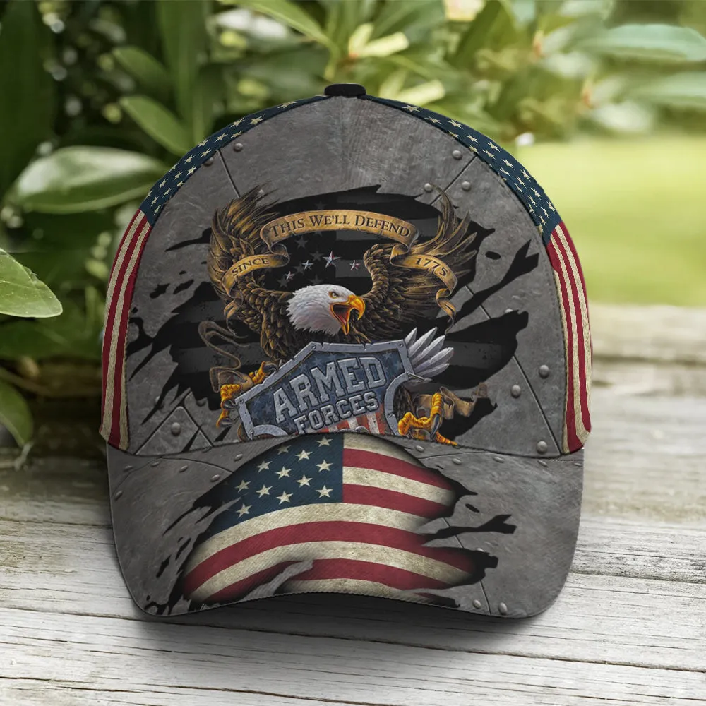 Eagle Armed Force US Flag Baseball Cap Coolspod