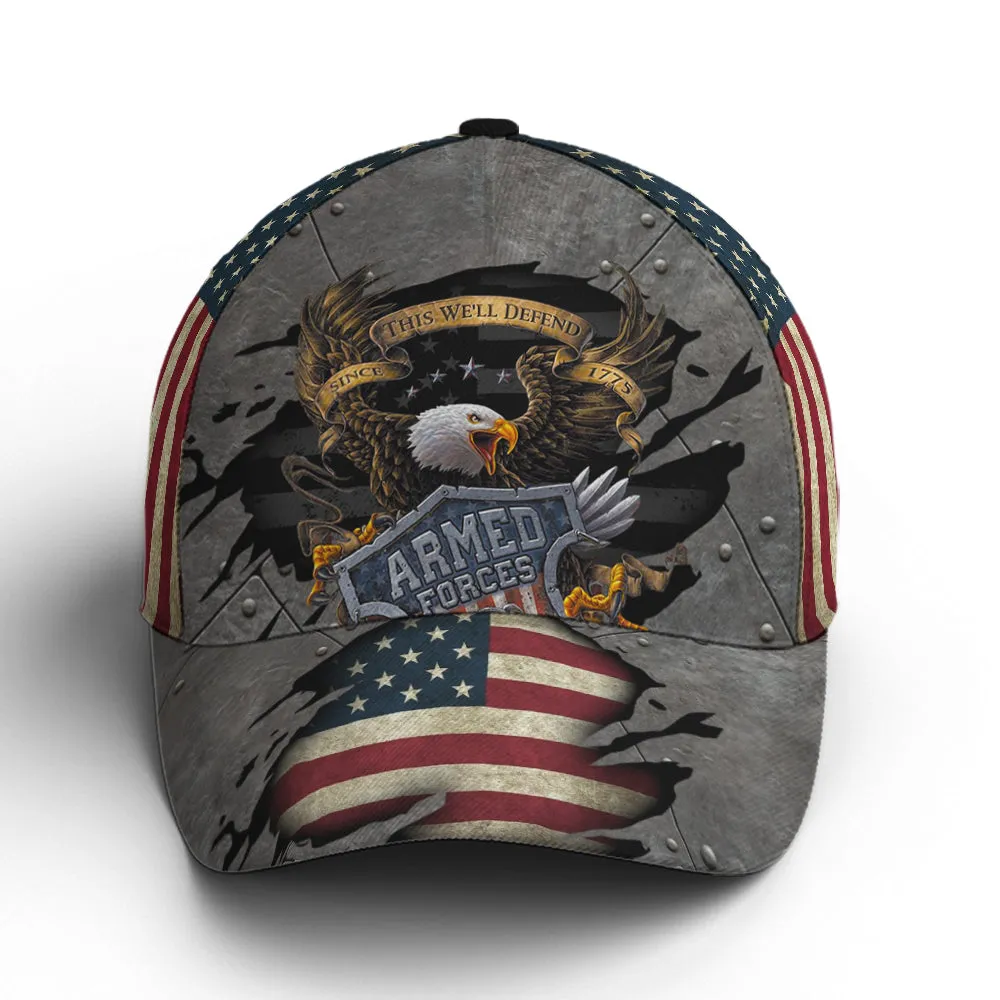 Eagle Armed Force US Flag Baseball Cap Coolspod