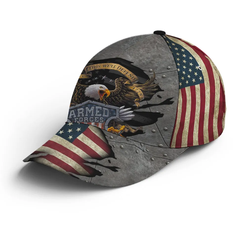 Eagle Armed Force US Flag Baseball Cap Coolspod