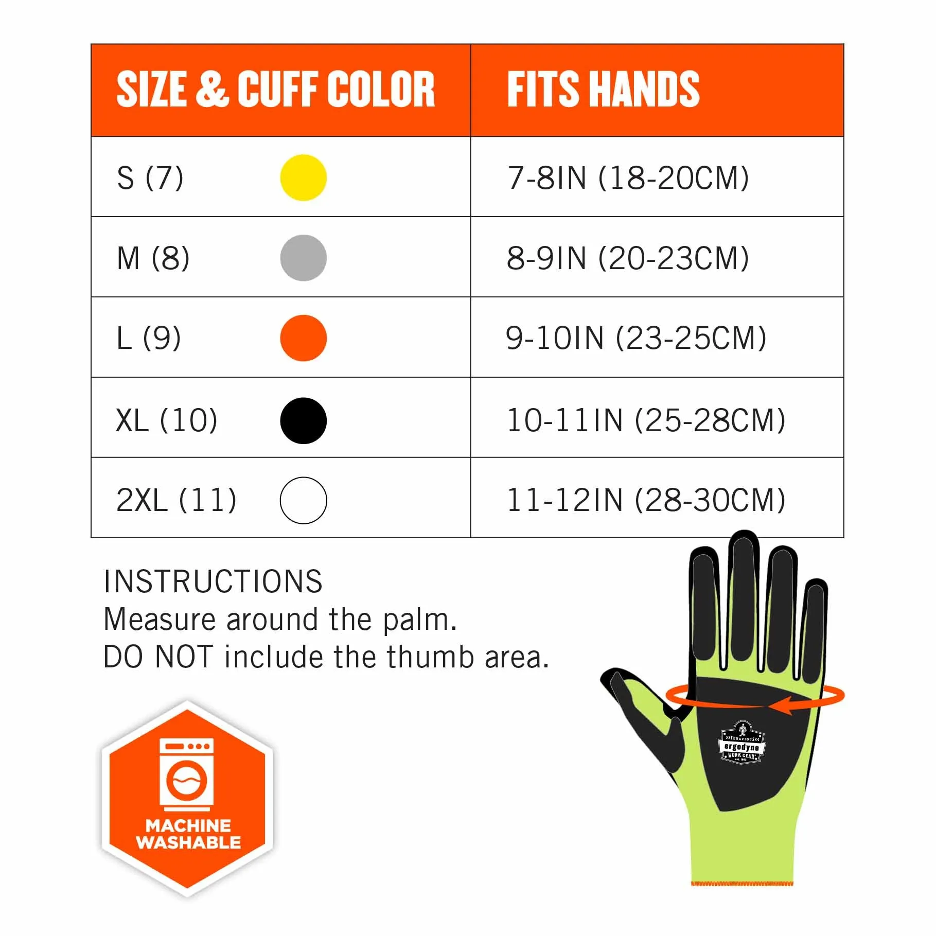 Ergodyne 17913 7141 M Lime ANSI A4 DIR Nitrile-Coated CR Gloves