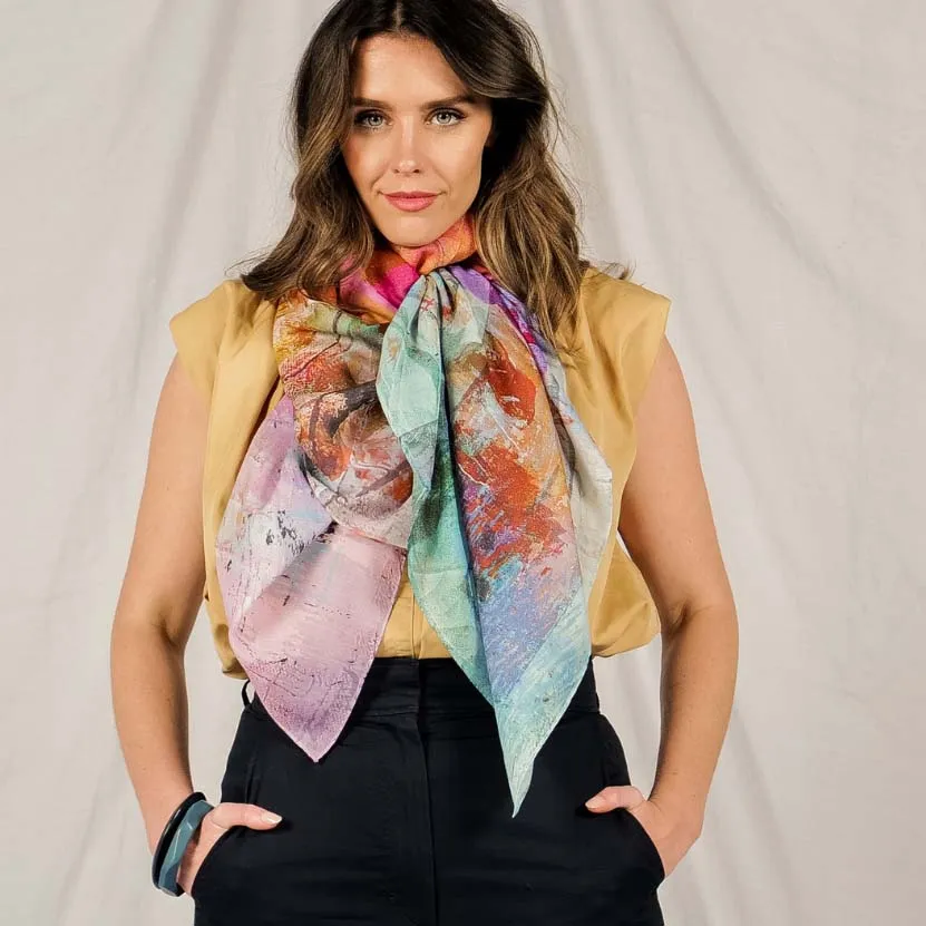 Habitual Silk Cotton Scarf