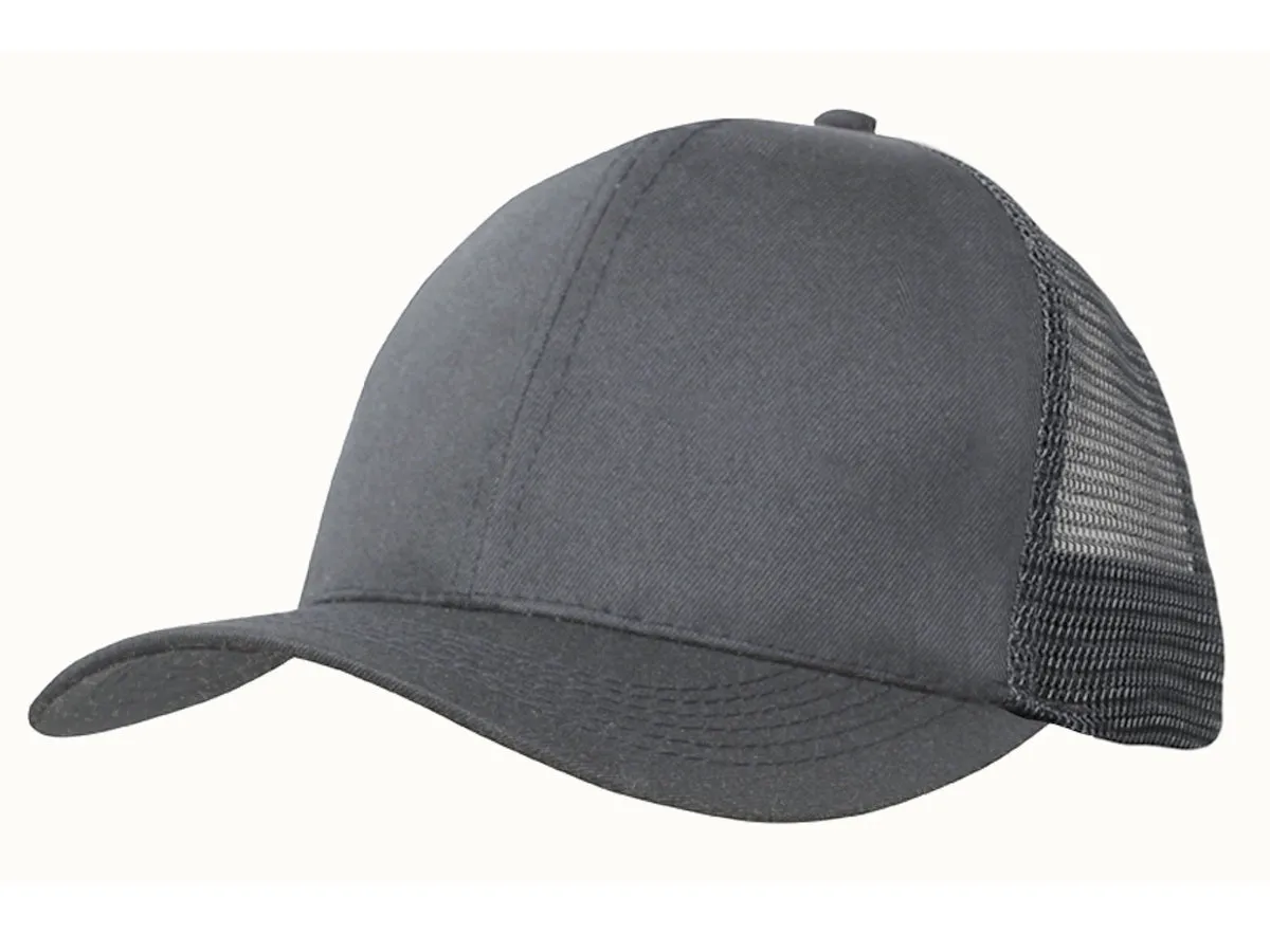 Headwear Recycled Breathable Poly Twill With Mesh Back Cap (3982)