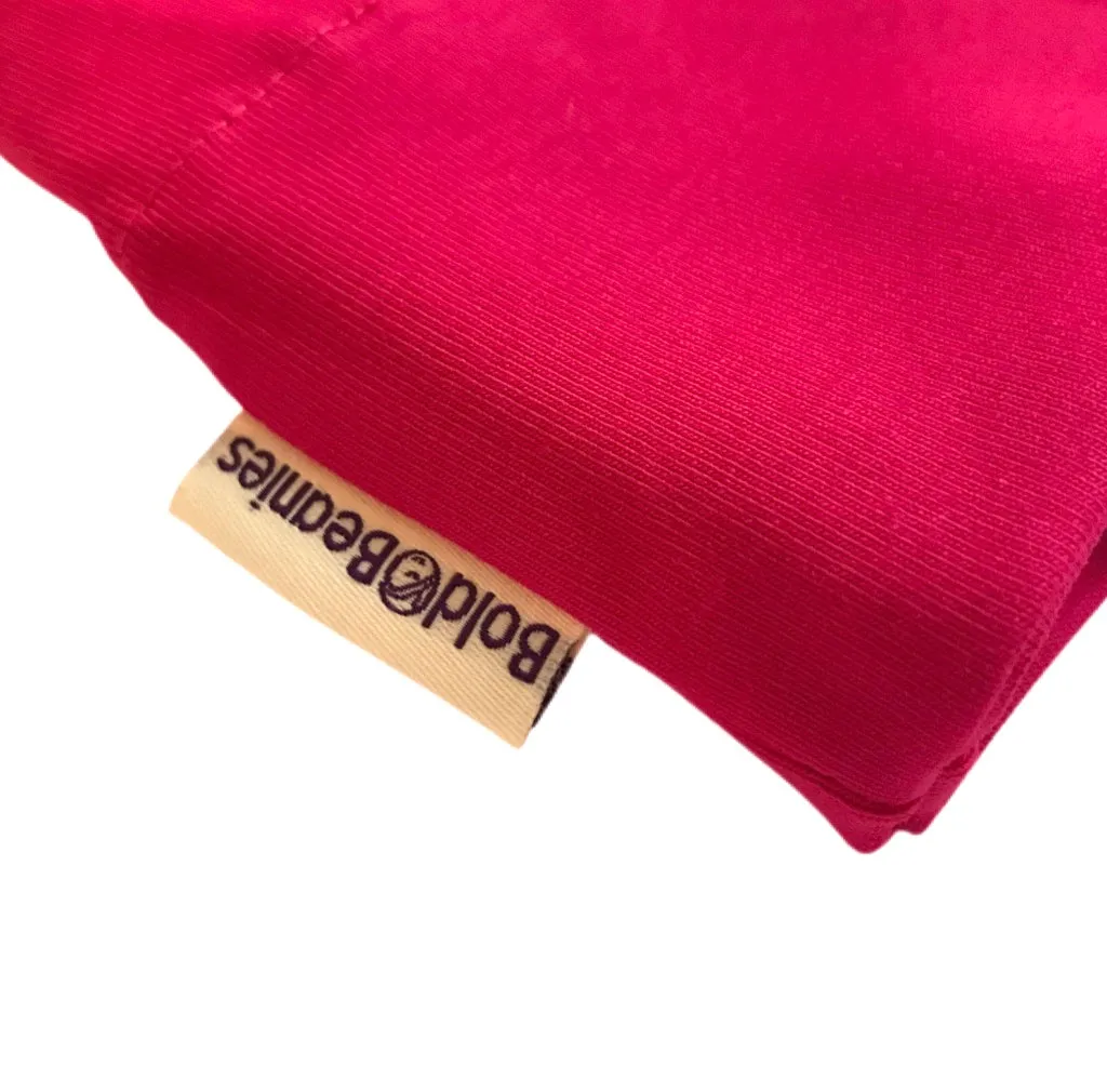 Hot Pink Plain Cancer Hair Loss Hat