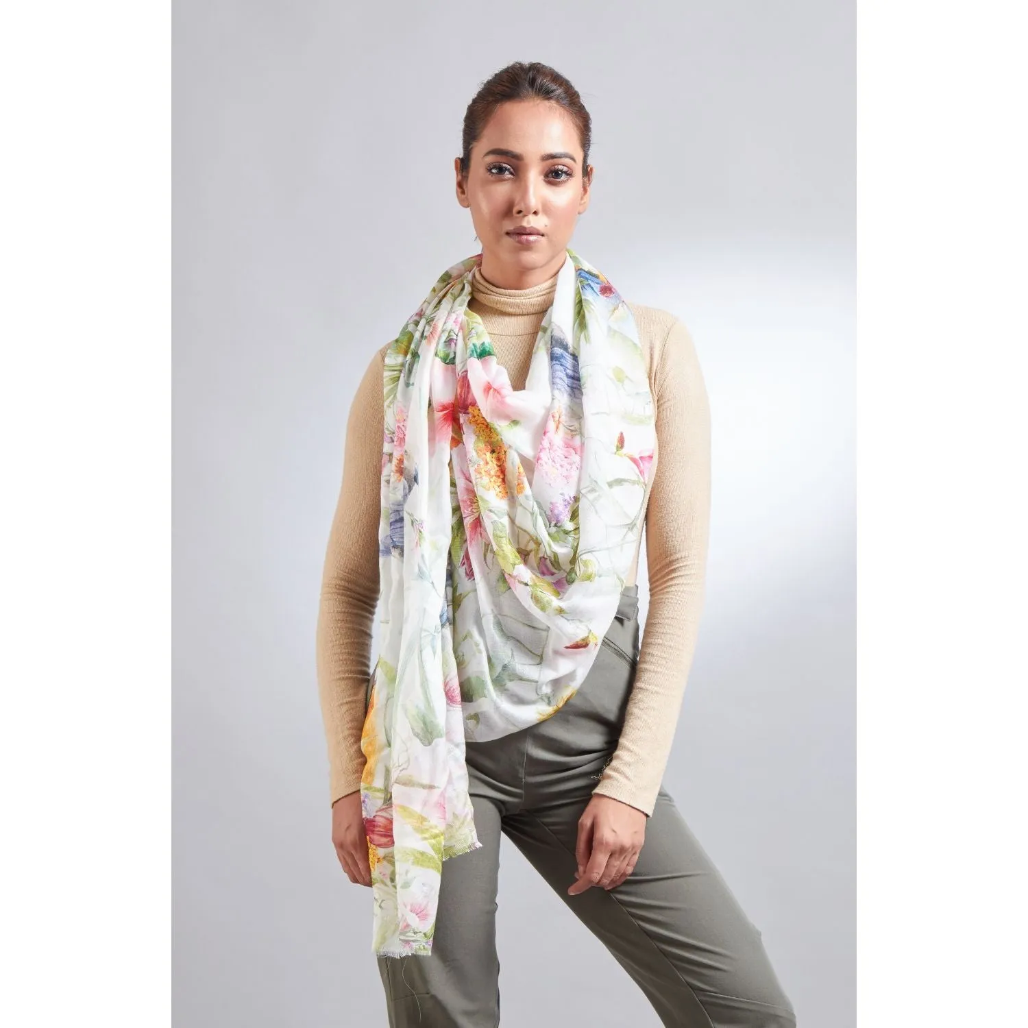 Karyn Floral Scarf