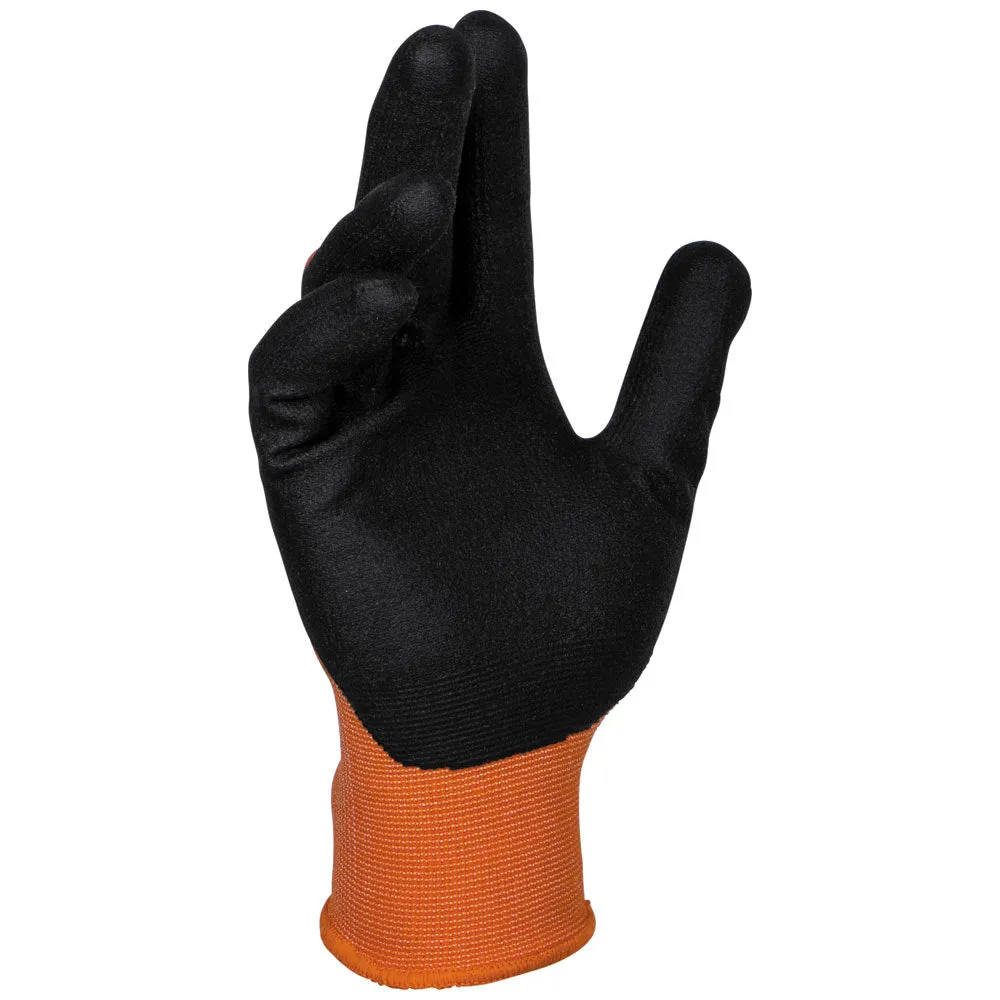 Klein 60581 Knit Dipped Gloves, Cut Level A1, Touchscreen, Large, 2-Pair