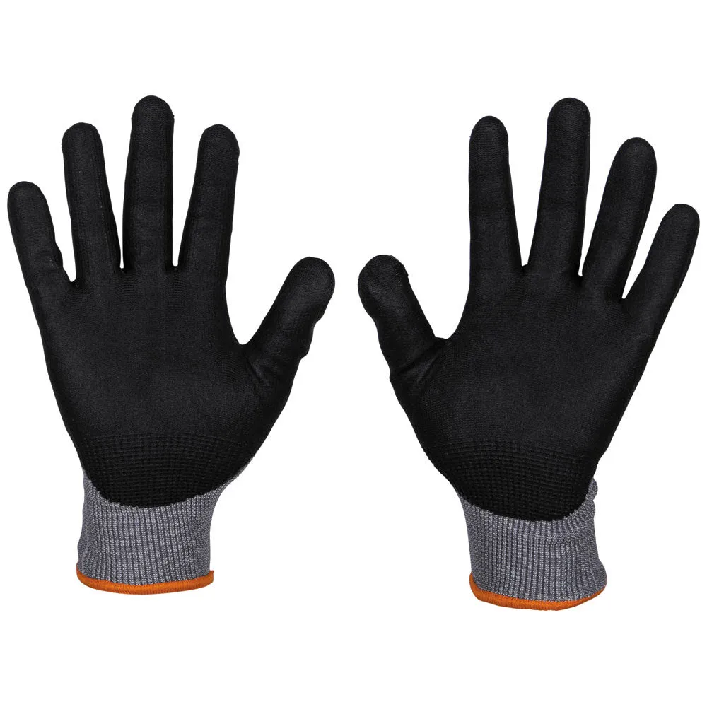 Klein 60583 Knit Dipped Gloves, Cut Level A2, Touchscreen, Small, 2-Pair