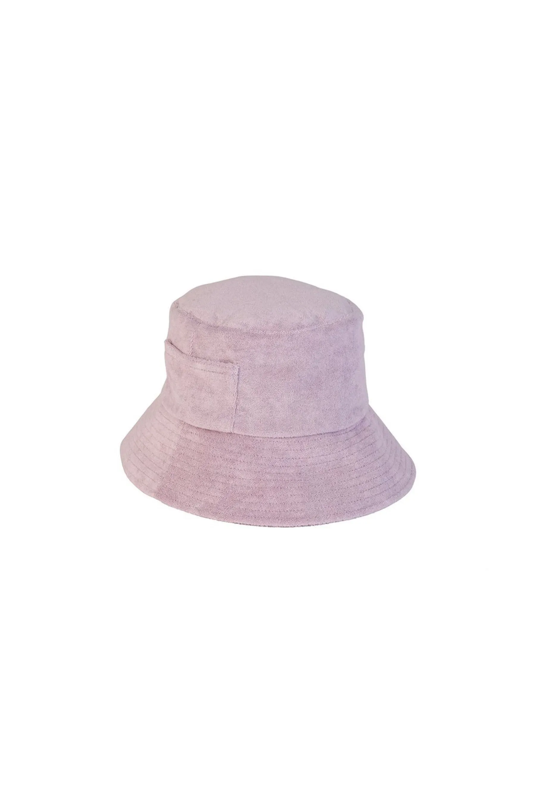 Lavender Terry Wave Bucket Hat