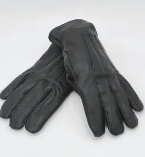 Mens Black Leather Gloves