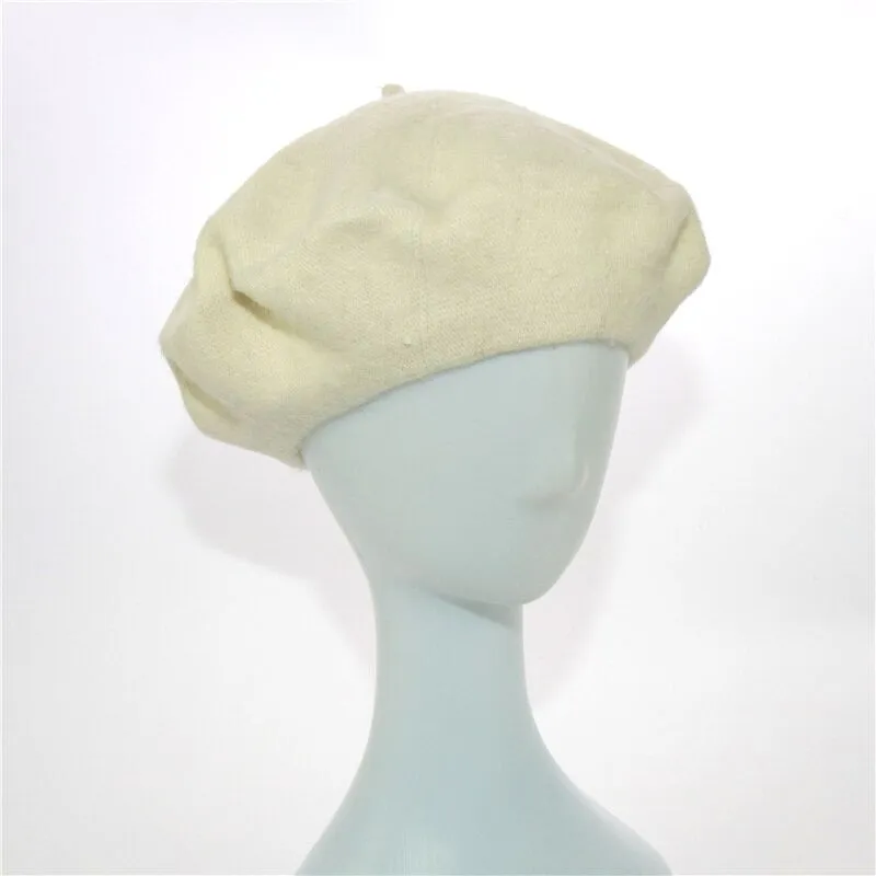 Multi-color Chic Classic French Style Winter Beret Hats