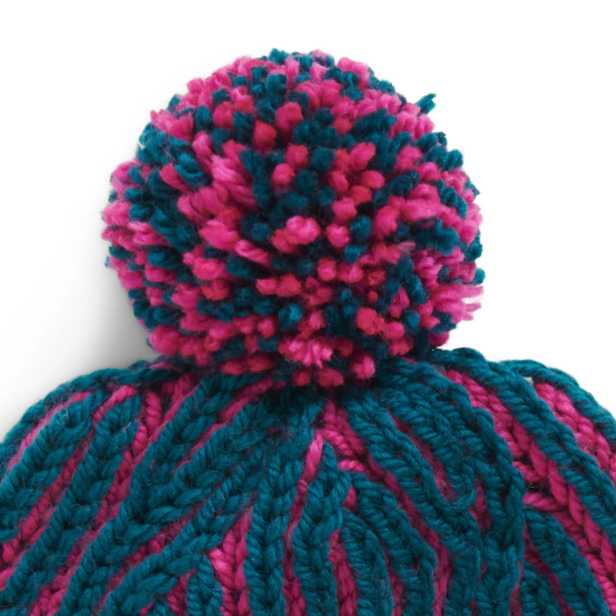 Patons Brioche Cables Knit Hat