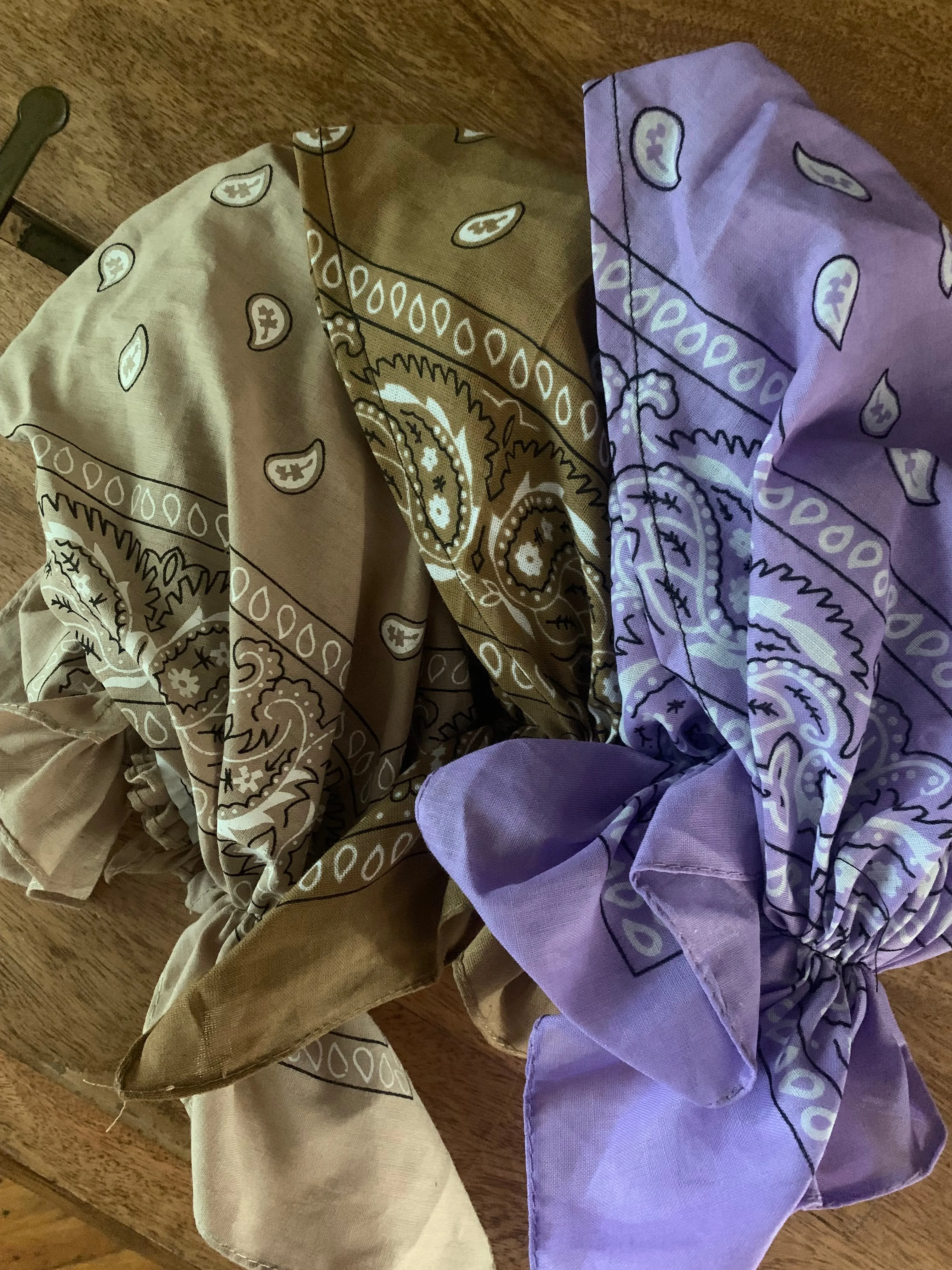 Pre Tied Paisley Scarves | Cotton Pre Tied Bandana