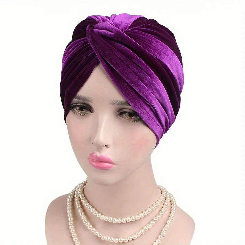 Ramadan Fashion Womens Elastic Turban Head Wrap