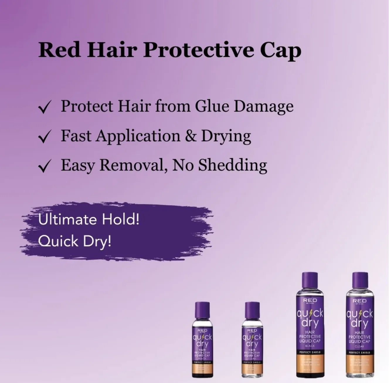 RED BY KISS- QUICK DRY HAIR PROTECTIVE LIQUID CAP