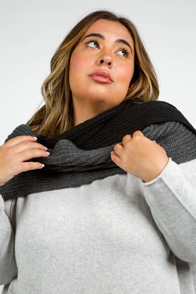 RIBBED SCARF