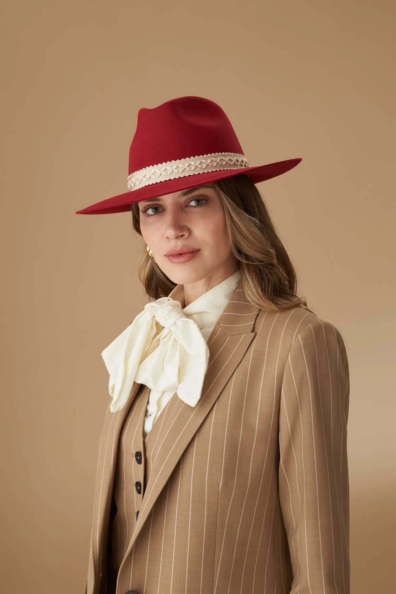 Scarlett Red Fedora