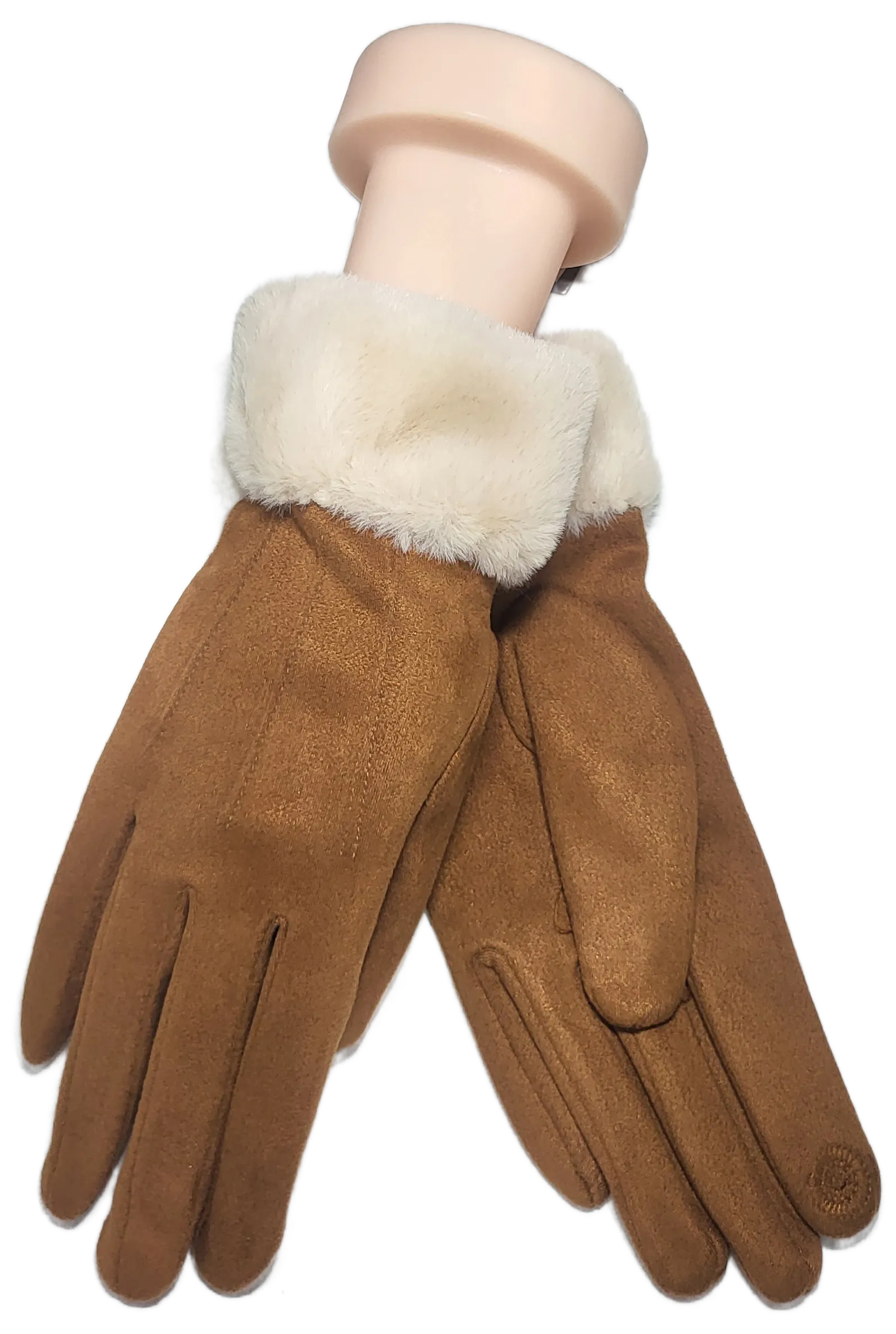 SHEEPSKIN FAUX FUR CUFF GLOVE RMD2403-139