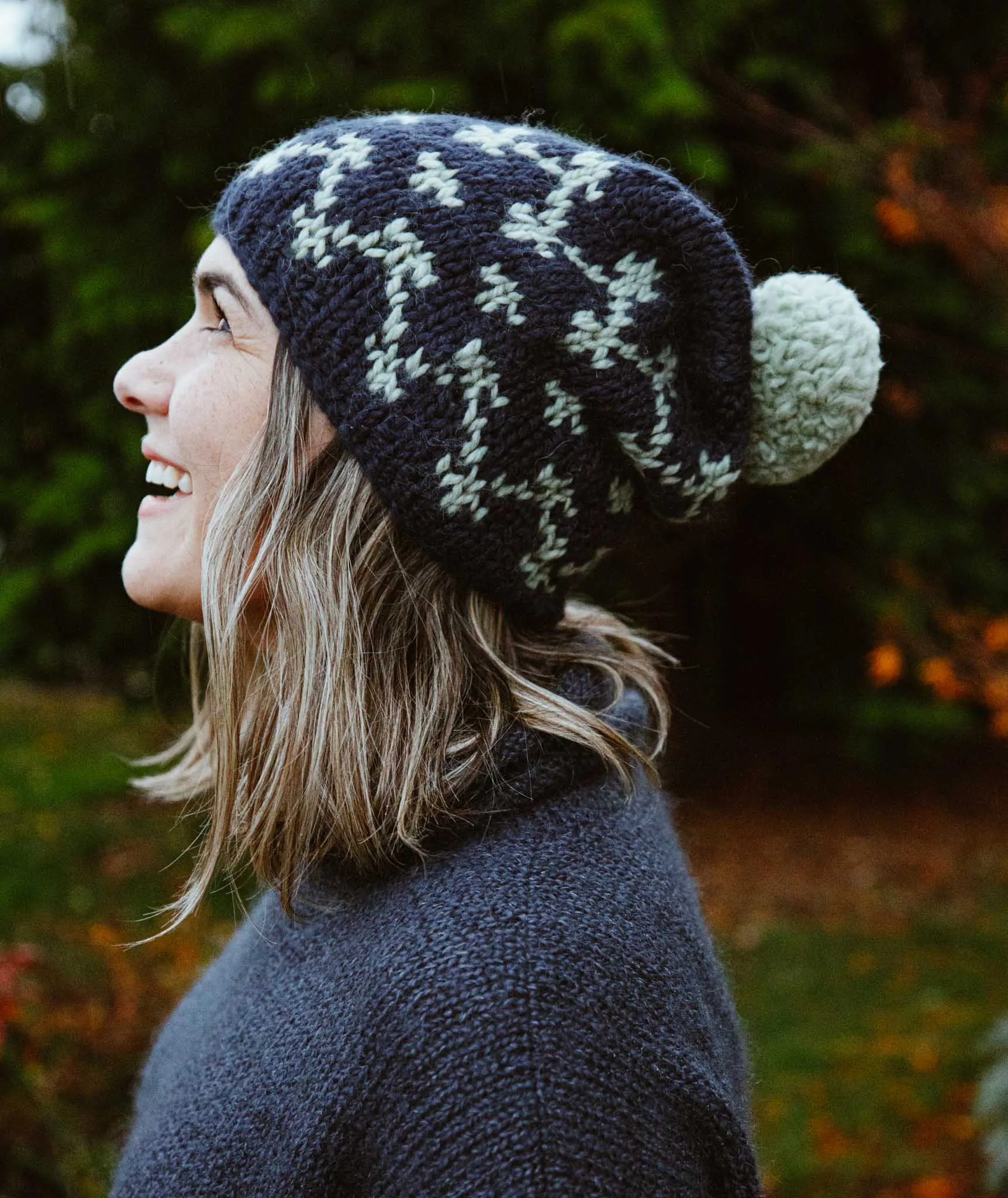 Simple Colorwork Slouch Hats Using Wool and the Gang Alpachino Merino