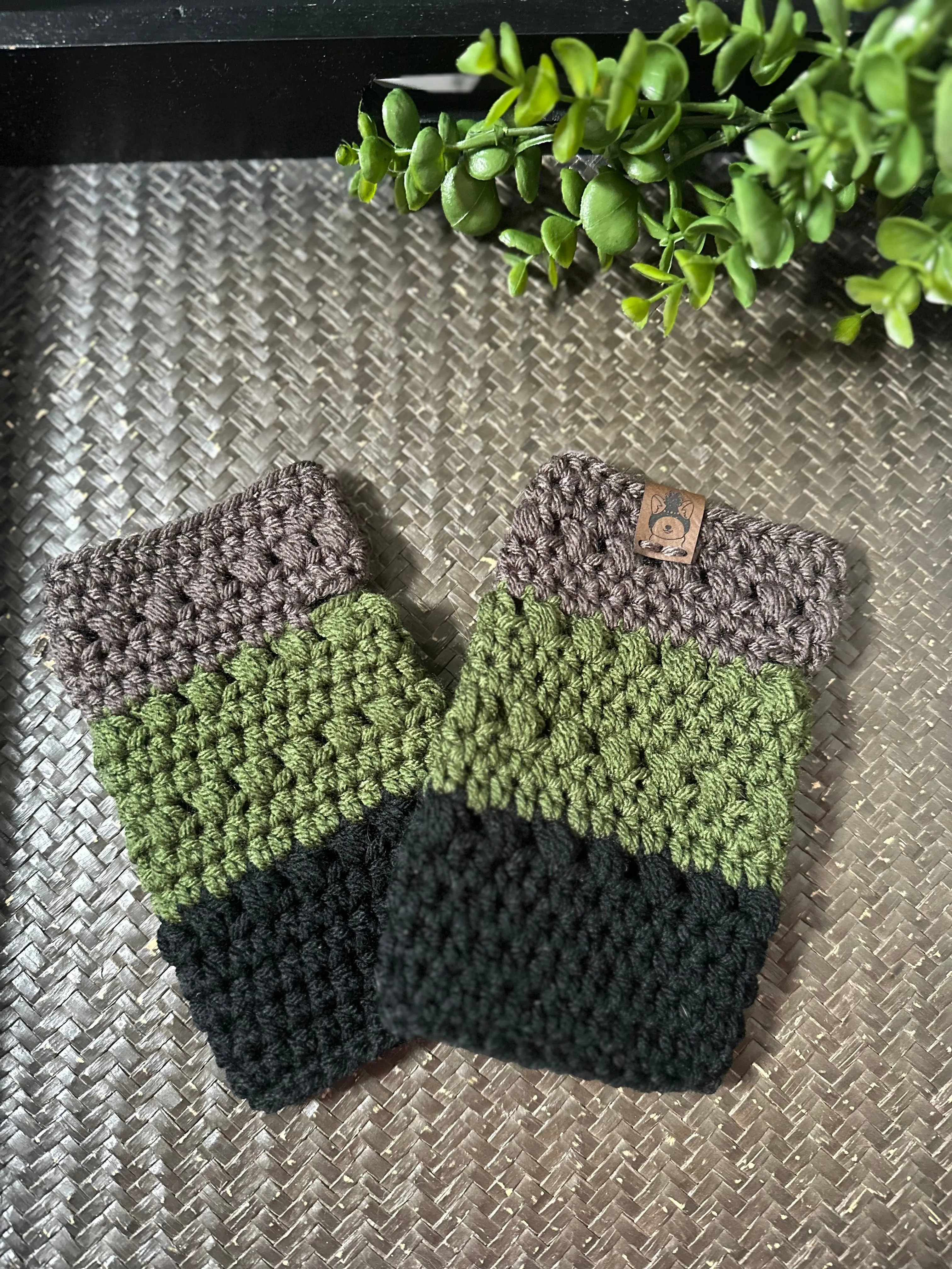 Slytherin Fingerless Gloves