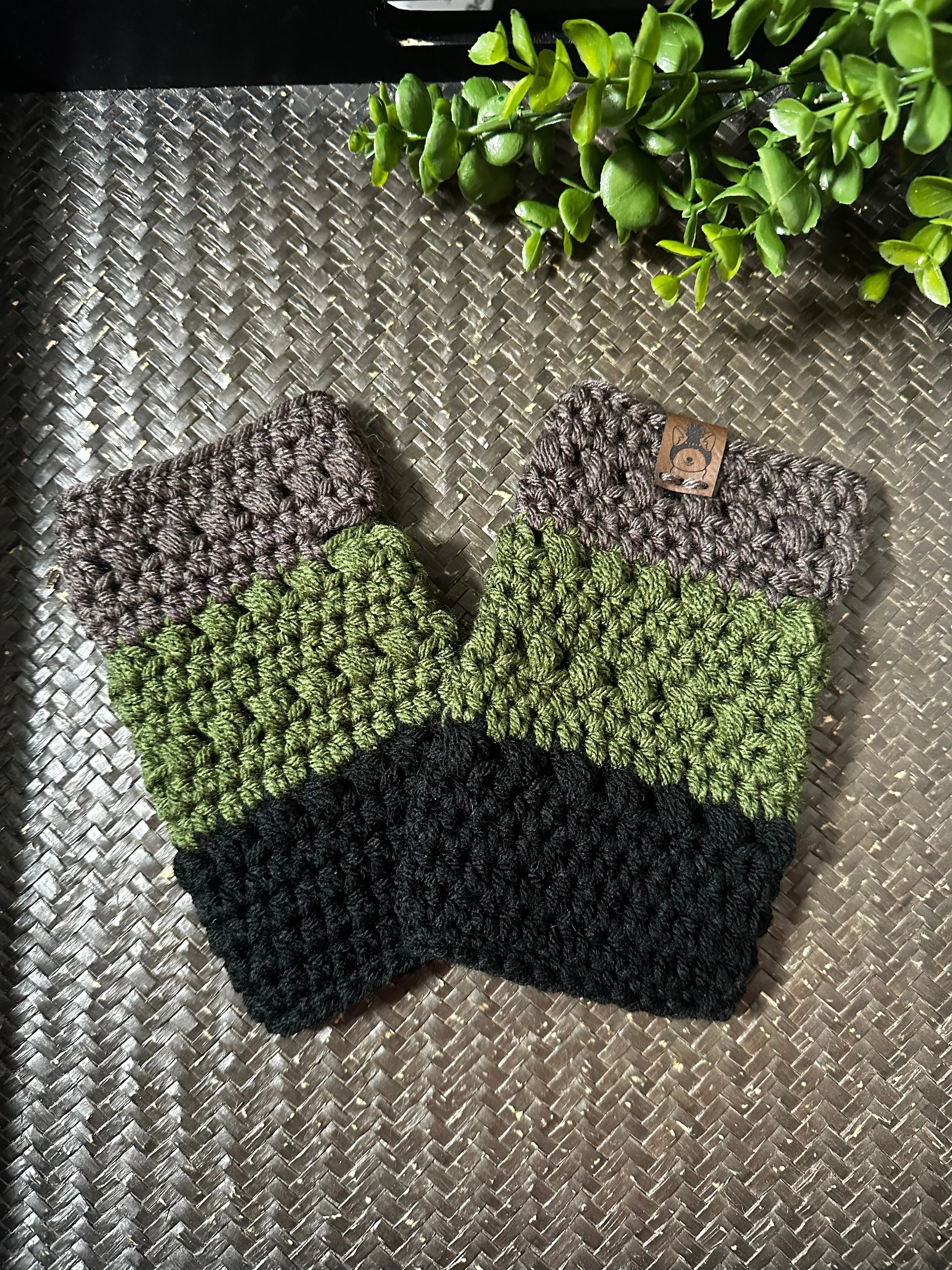 Slytherin Fingerless Gloves