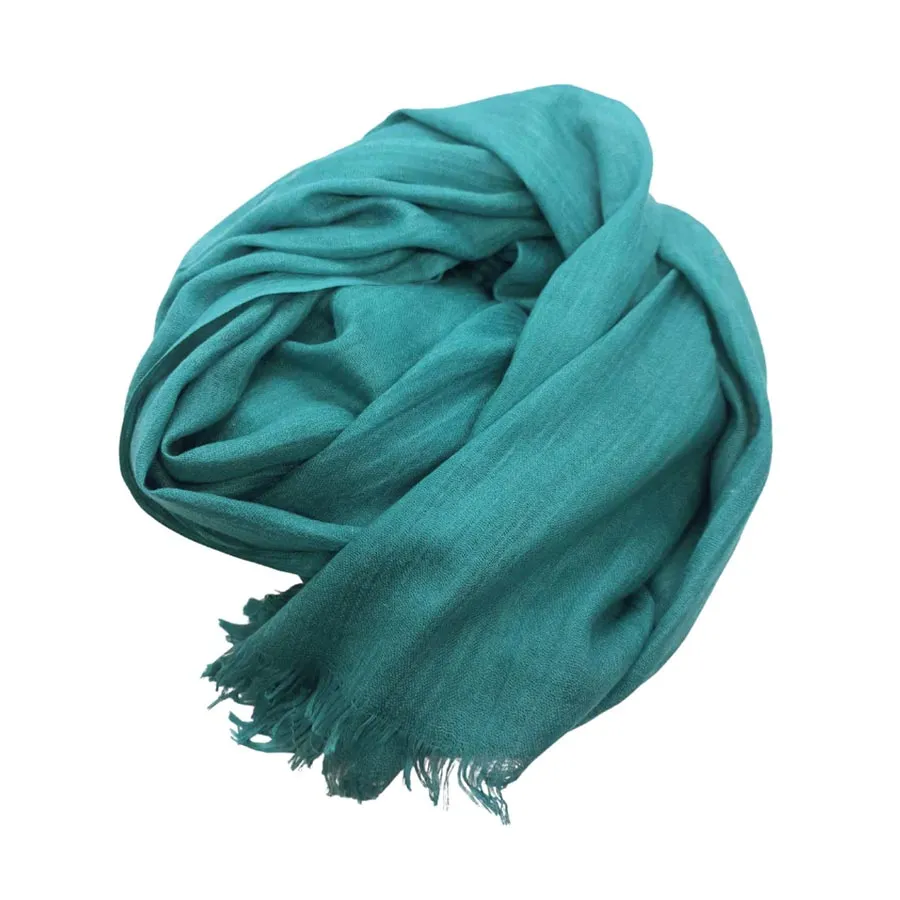 Soft Bamboo Scarf – Turkish Blue