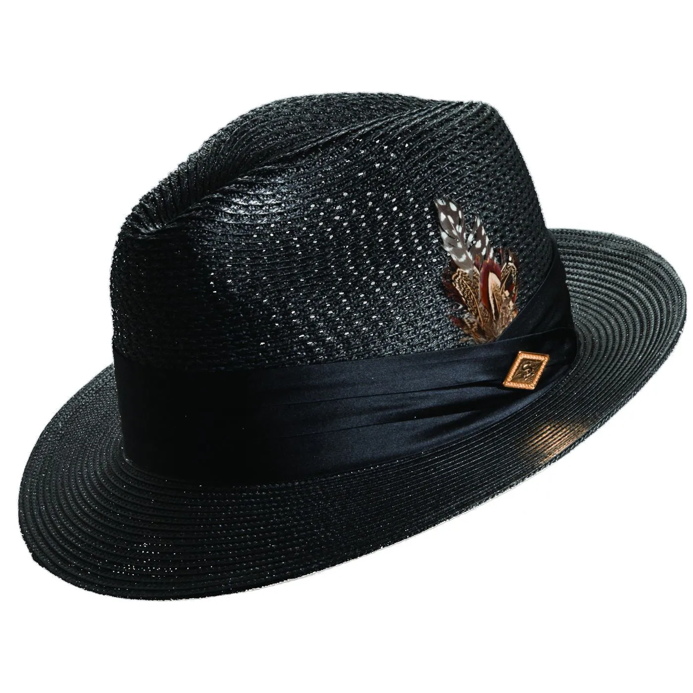 Stacy Adams Dublin Sewn Braid Fedora Hat