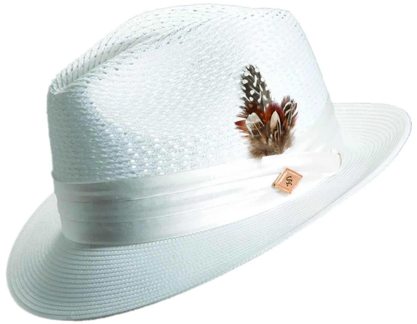 Stacy Adams Dublin Sewn Braid Fedora Hat