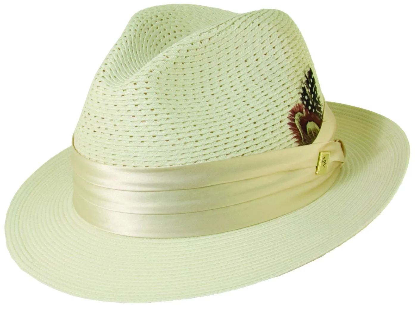 Stacy Adams Dublin Sewn Braid Fedora Hat