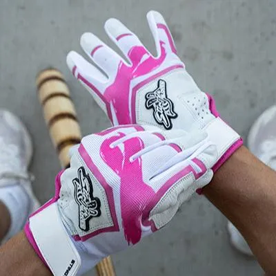 Sting Squad Batting Gloves - Pink Breast Cancer Awareness