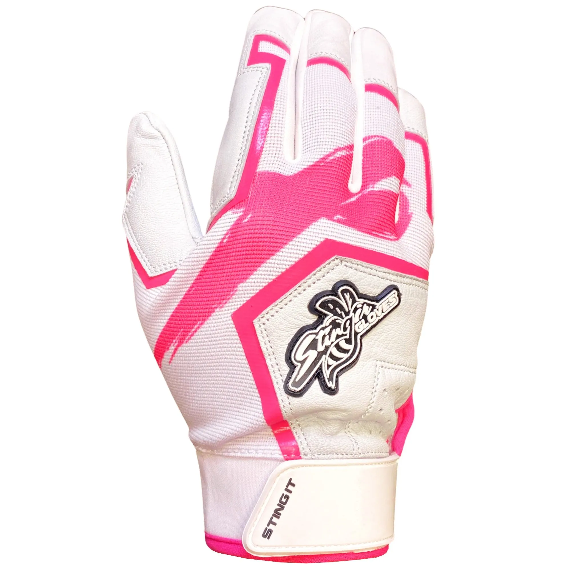 Sting Squad Batting Gloves - Pink Breast Cancer Awareness